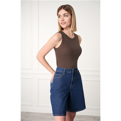 Женская майка-топ в рубчик Happyfox