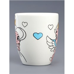 Роспись кружки красками - частичное заполнение «Прекрасная принцесса»