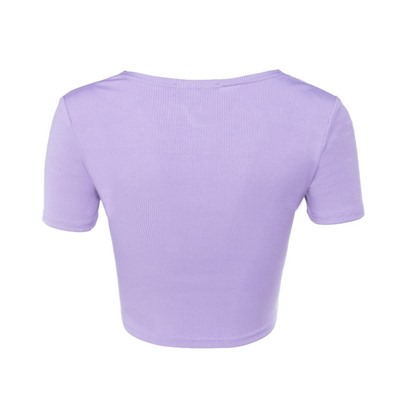 Футболка женская на кулиске MIST, размер 40-42, лиловая