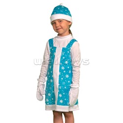 Изделие швейное "Набор карнавальный "Зимушка" плюш (6-9 лет, рост 122-134 см)