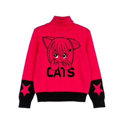 Свитер трикотажный для девочек