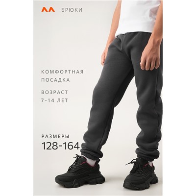 Детские брюки-джоггеры из футера с начесом Happyfox