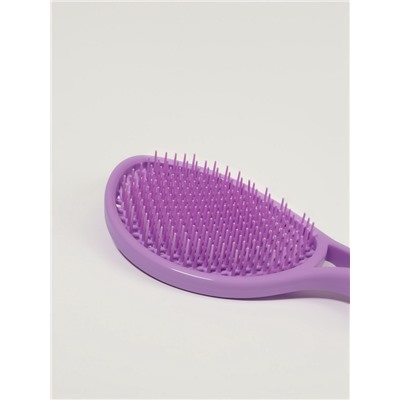 Расчёска для сушки волос, массажная, 24×10 см, фиолетовая