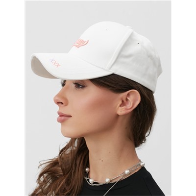 Кепка женская MINAKU, белая, размер 58, хлопок 100%