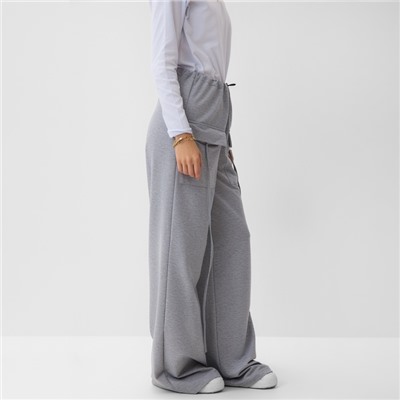 Брюки женские карго MINAKU: Casual Collection, серые, размер 44