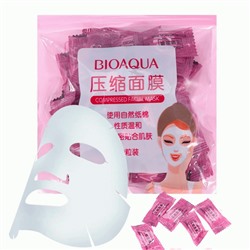 Прессованная маска ( муляж ) для лица BioAqua (50 штук)
