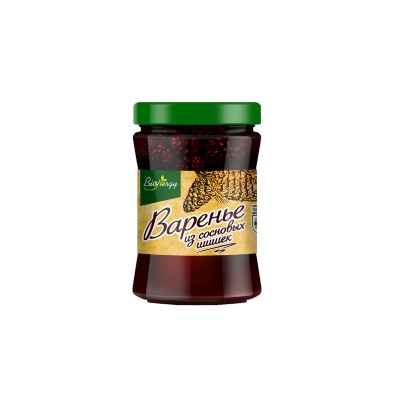 Варенье из шишек сосны / 300 г / стеклобанка / ТМ BioNergy