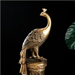 Колонна декоративная «Жар-птица», под чёрное золото, 67×16×17 см