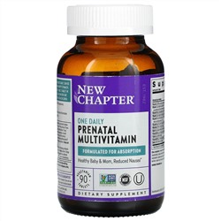 New Chapter, One Daily Prenatal Multivitamin, 90 Tablets