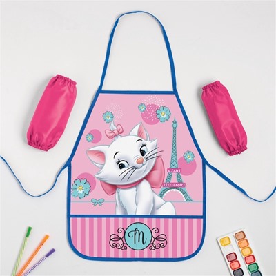 Фартук с нарукавниками детский Paris, Коты аристократы, 49×39 см