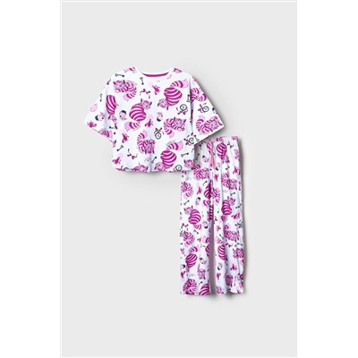 Пижама трикотажная для девочек PLAYTODAY, 1239771