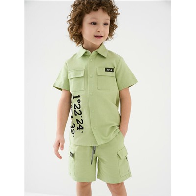 Комплект текстильный для мальчиков: рубашка, шорты