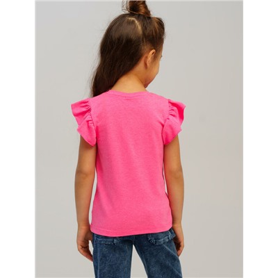 Фуфайка трикотажная для девочек (футболка)