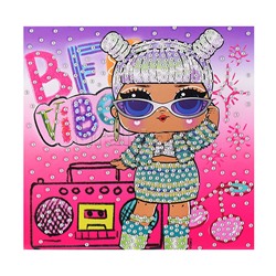 Алмазная мозаика 15*15 "ЛОЛ" в коробке