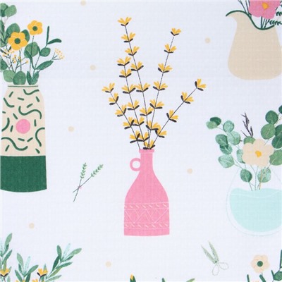 Набор полотенец кухонный «Доляна» Garden life, размер 35×60 см-4 шт., 100% хлопок