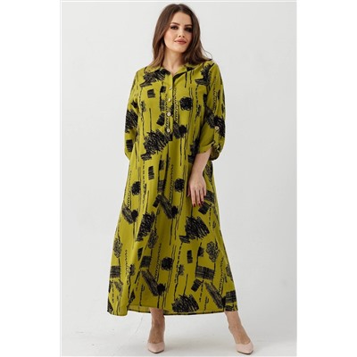 Платье  6145/05/Горчичный