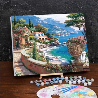 Картина по номерам на холсте с подрамником «Набережная», 40×50 см