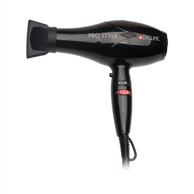 Dewal Профессиональный фен для волос / Style 03-111 Black, черный, 2000 Вт 12654