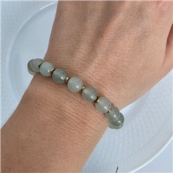 Браслет на руку из натуральных камней Нефрит, 1043, арт.218.204