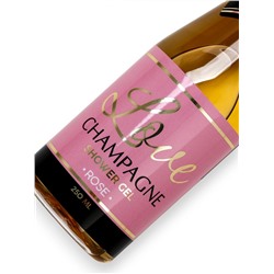 Гель для душа во флаконе шампанское Love Champagne, 250 мл, Чистое счастье