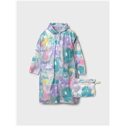 Плащ из полимерного материала для женщин (дождевик)