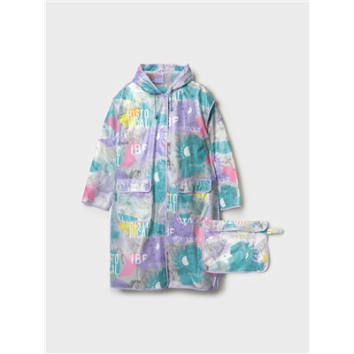 Плащ из полимерного материала для женщин (дождевик)