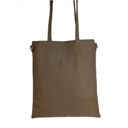 Женская сумка из искусственной кожи, цвет бежевый