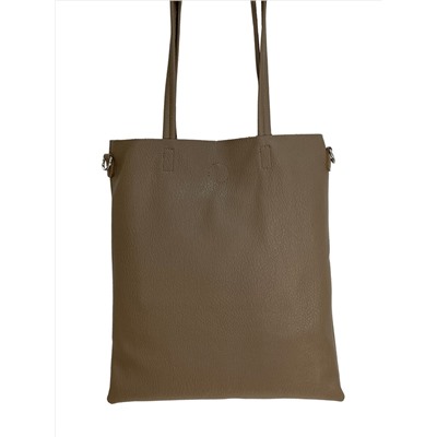 Женская сумка из искусственной кожи, цвет бежевый