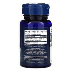 Life Extension, Optimized Saffron, 60 Vegetarian Capsules