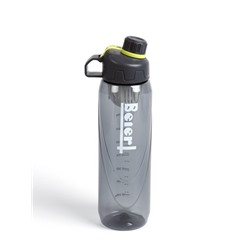 Бутылка для воды SPORT, 1 л, чёрная