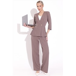 Жакет Фламинго (полоска/мокко)