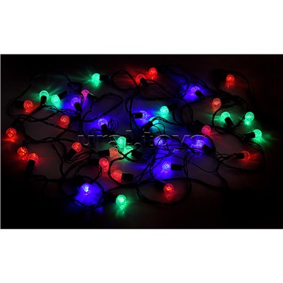 Электрогирлянда Шарик, 36 ламп, цветная