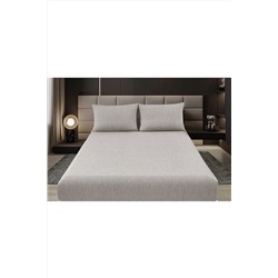 Простыня на резинке Страйп Меланж с высотой борта 25 см НАТАЛИ, 1127594