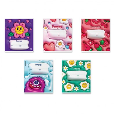 Тетрадь  12л клетка "Bouncy" 63250 ErichKrause