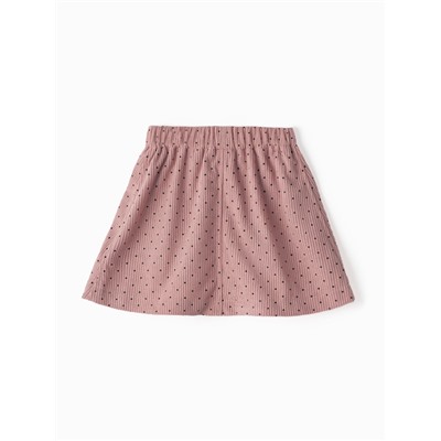 Юбка детская Крошка Я «Горошек», рост 74-80 см, розовая