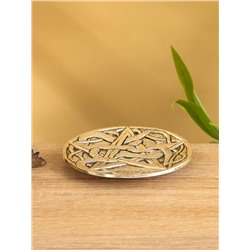 Подставка под благовония «Пентакль и Змеи», 10.5 см, алюминий