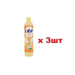 Liby Жидкость 500г Чистая посуда Имбирный 3шт