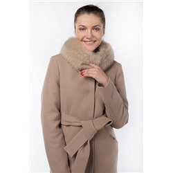 02-2924 Пальто женское утепленное (пояс)