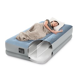 Надувной матрас 99х191х36см со встр. насосом USB 5V, до 136 кг, 64157 INTEX