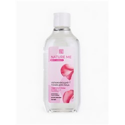 Тоник для лица увлажняющий NATURE ME с гидролатом розы, 320 мл