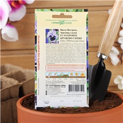 Семена цветов виола «Махровое кружево», цветной пакет, 4 шт.