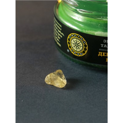 Эко-свеча магическая «Денежный поток» из натурального воска, 7×5 см