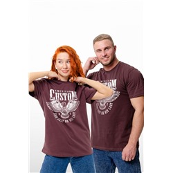 Футболка мужская 8503 (Шоколад_орел)