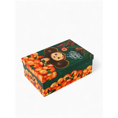 Набор коробок подарочных 5 в 1 «С Новым Годом!», Чебурашка, 32.5×20×12.5 - 22×14×8.5 см