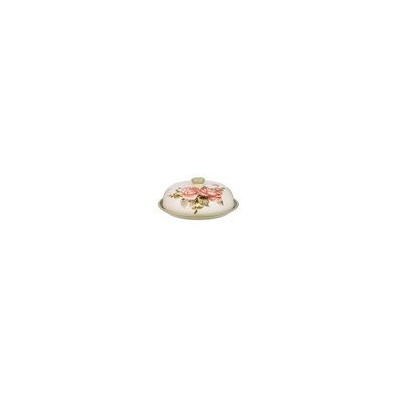 Блюдо для блинов с крышкой 23*10см КОРЕЙСКАЯ РОЗА керам. Agness подар.упак
