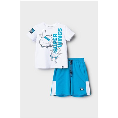 Комплект трикотажный для мальчиков: фуфайка (футболка), шорты PLAYTODAY, 1239655