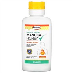 ManukaGuard, Manuka Honey, Medical Grade, Natural Lemon Peach, 6.8 oz (200 ml)