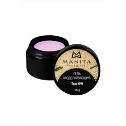 Manita Professional Однофазный моделирующий гель для наращивания №9, 15 г KRISTALLER, 1111958