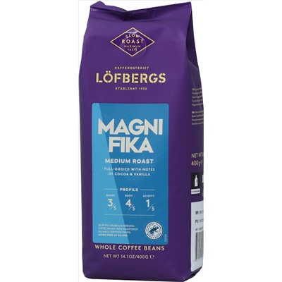 Lofbergs Lila. Magnifika (зерновой) 400 гр. мягкая упаковка