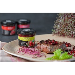 Соус брусничный с грушей и чили / 100 г / Сибирская ягода